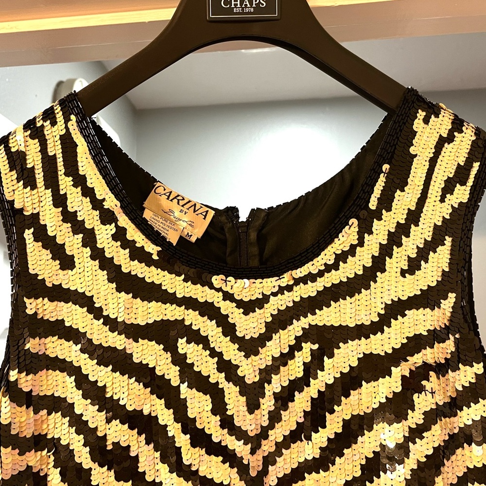 Carina by Berry Lee Black Sequined Dress - Picture 7 of 11
